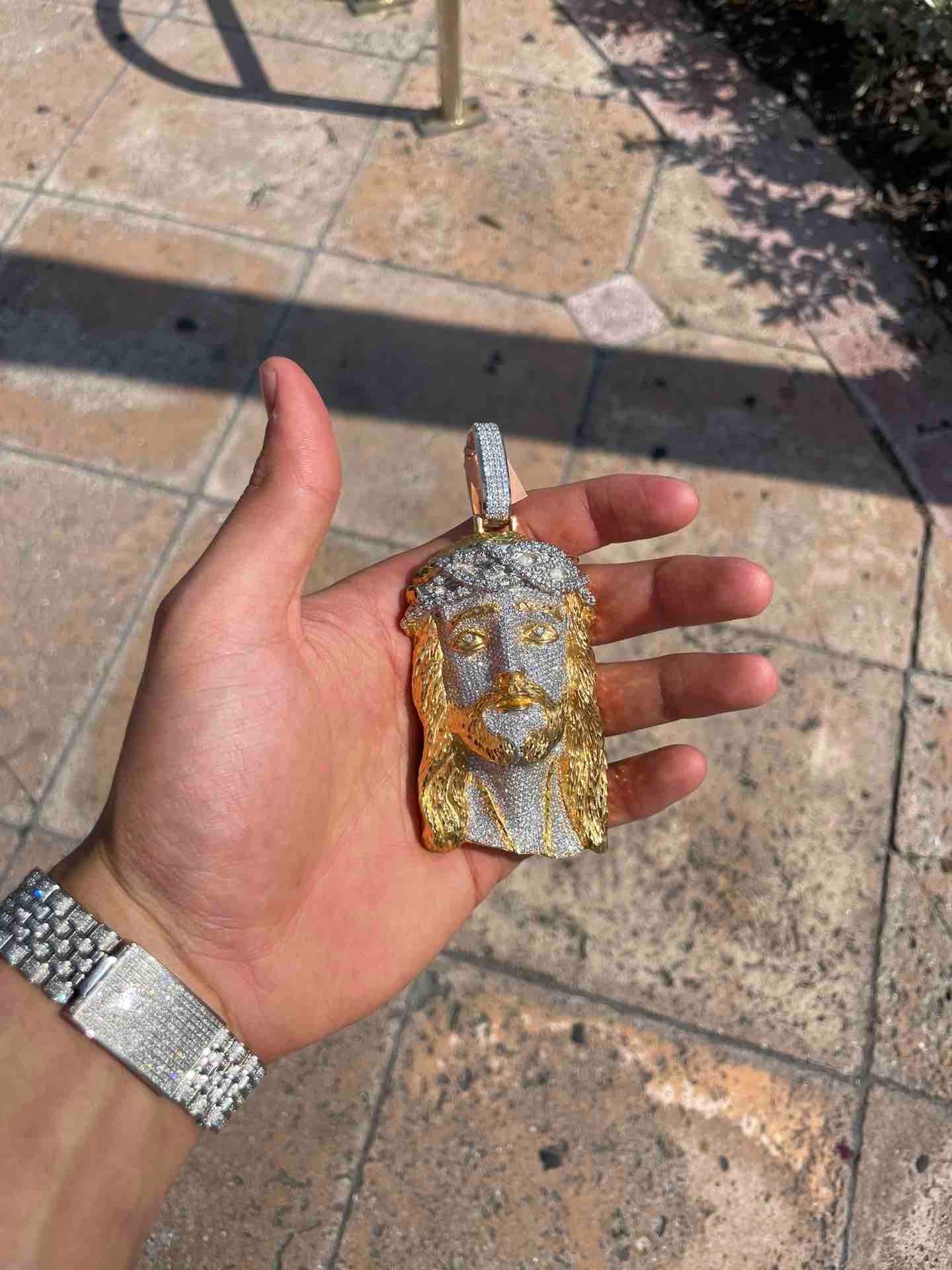 Iced Out Jesus Piece