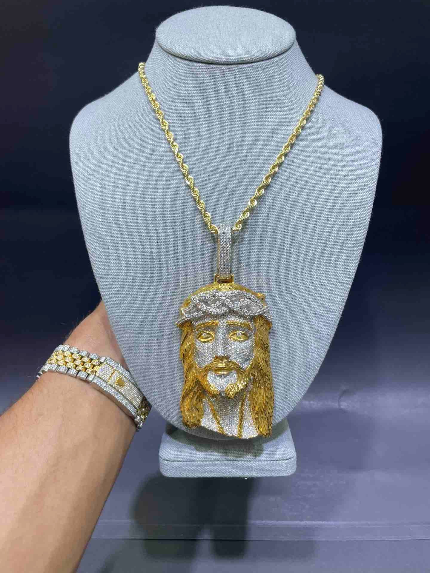 Iced Out Jesus Piece