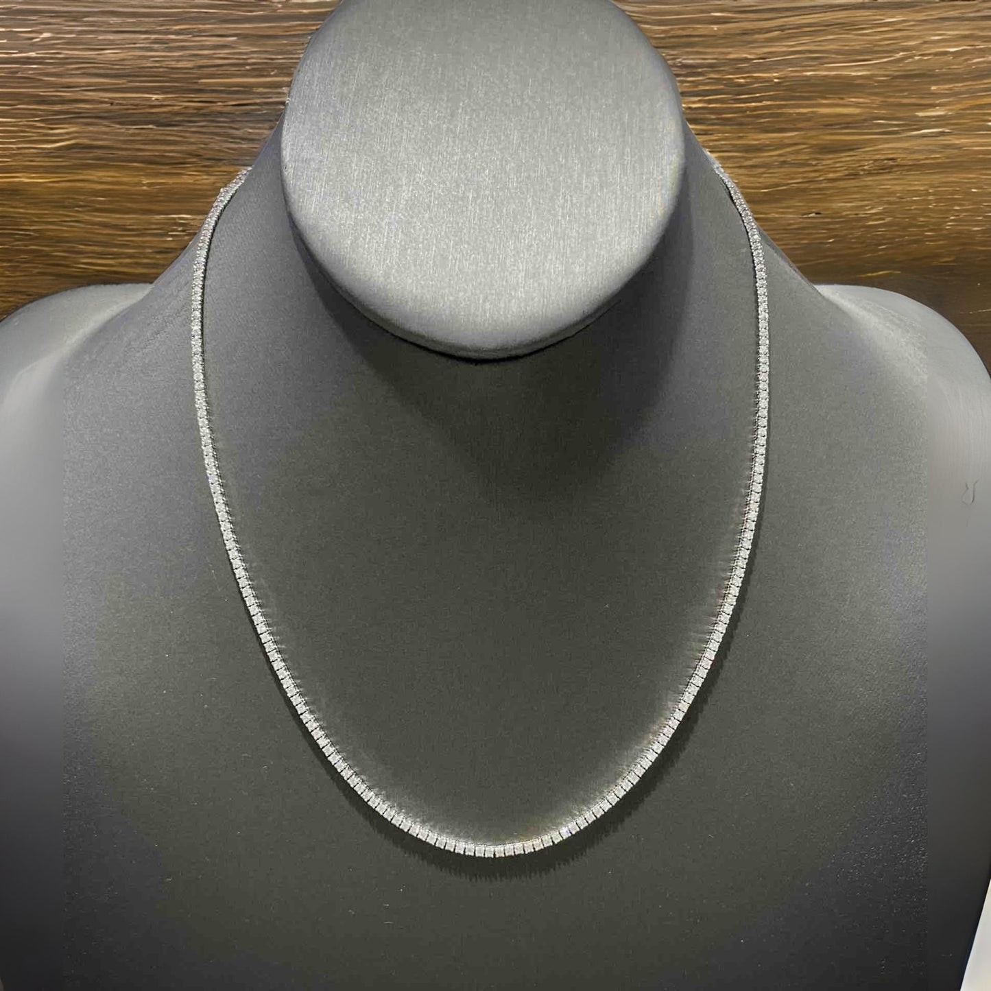VS1 14k "Bust Down" Iced Tennis Chain💎 | 6 cts
