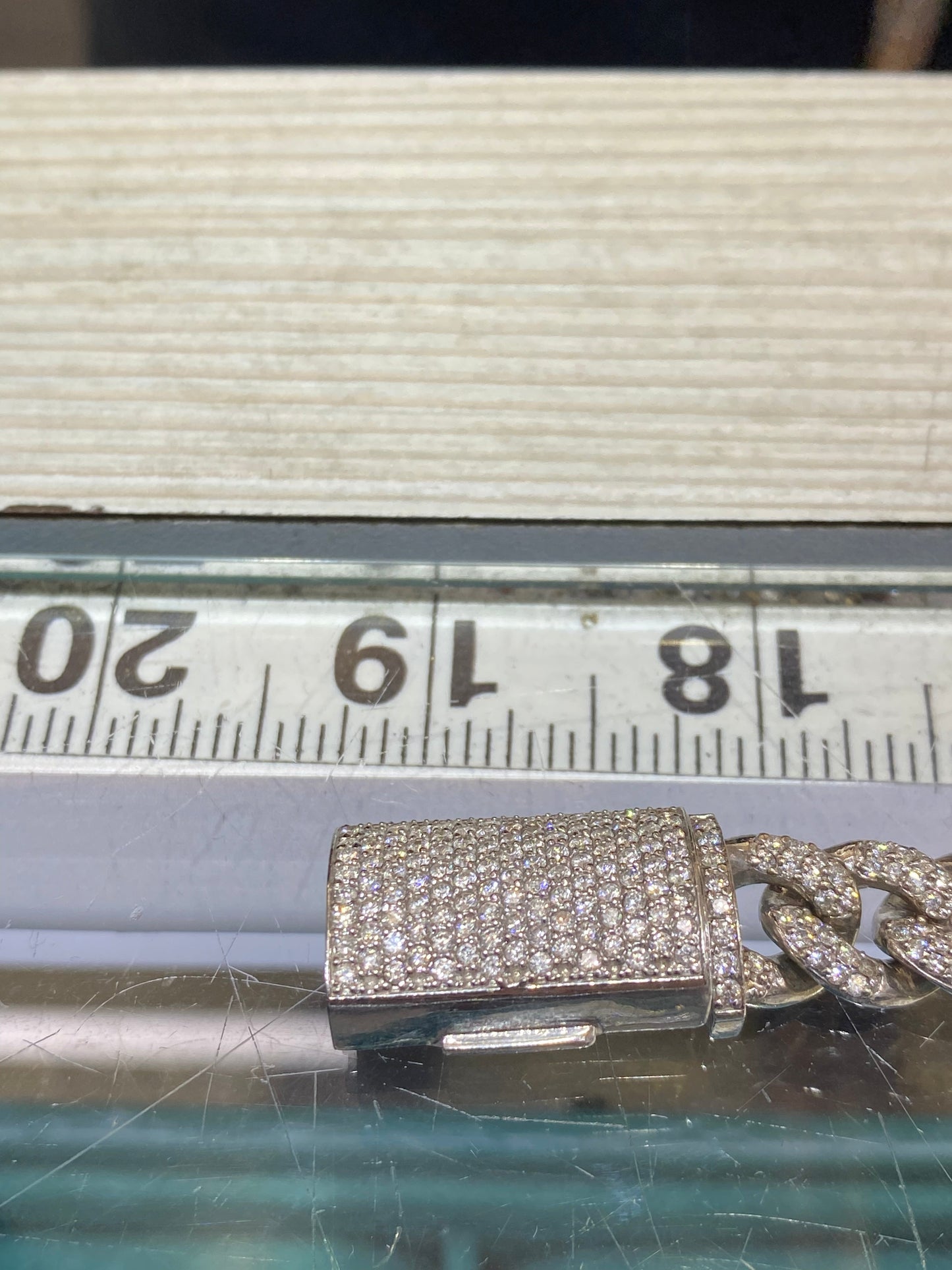 14k Bust Down Mariner Cuban Chain Rose 163 Grams | 19 ct | Two Tone