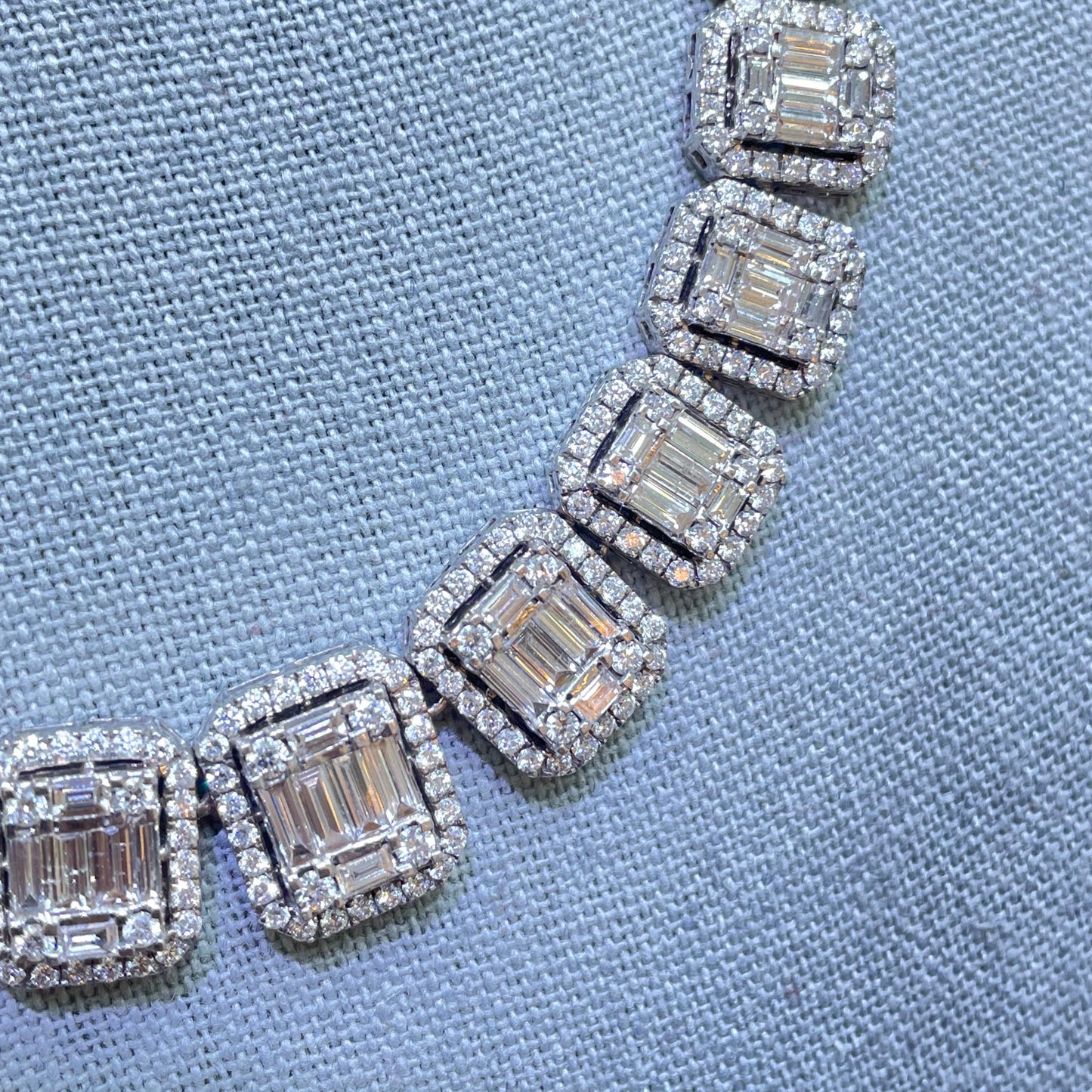 VVS BAGUETTE CHAIN HANDMADE 14k | NATURAL DIAMONDS | 32 Cts 💎