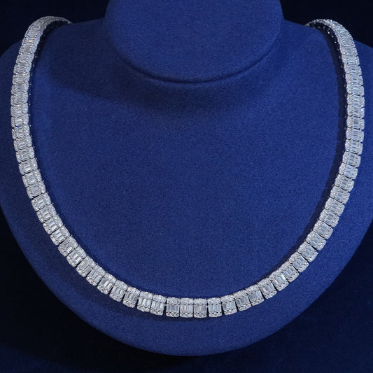 8MM Emerald Cut Tennis Chain