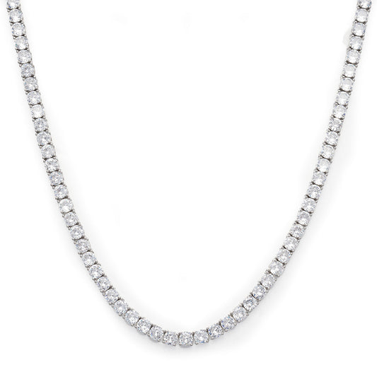 4mm Tennis Chain with Round Cut Diamond-Moissanite 50% OFF