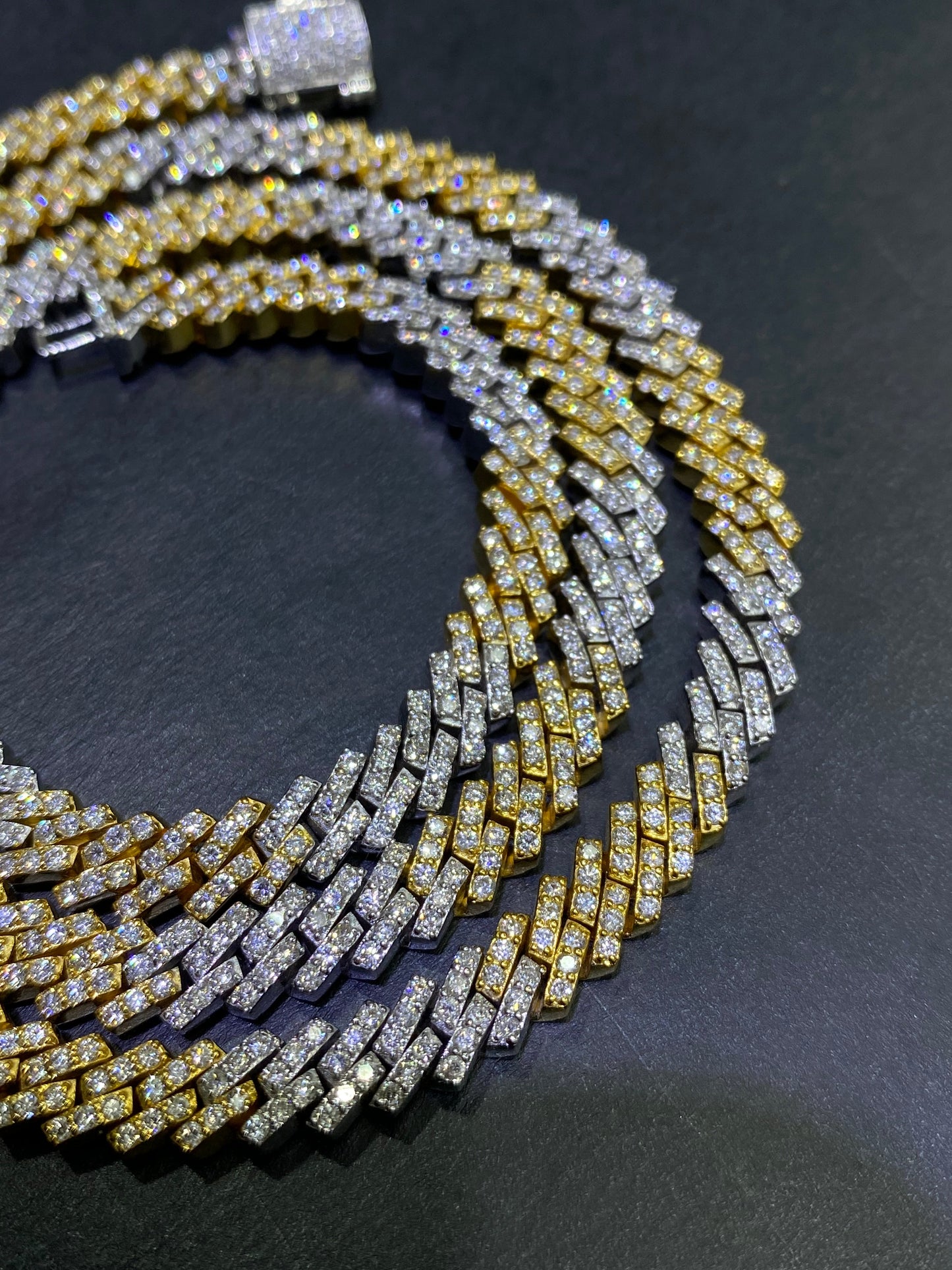 VS1 "Iced Bustdown" Miami Cuban Link | 109 Grams | VS1 13.8 cts t.w.