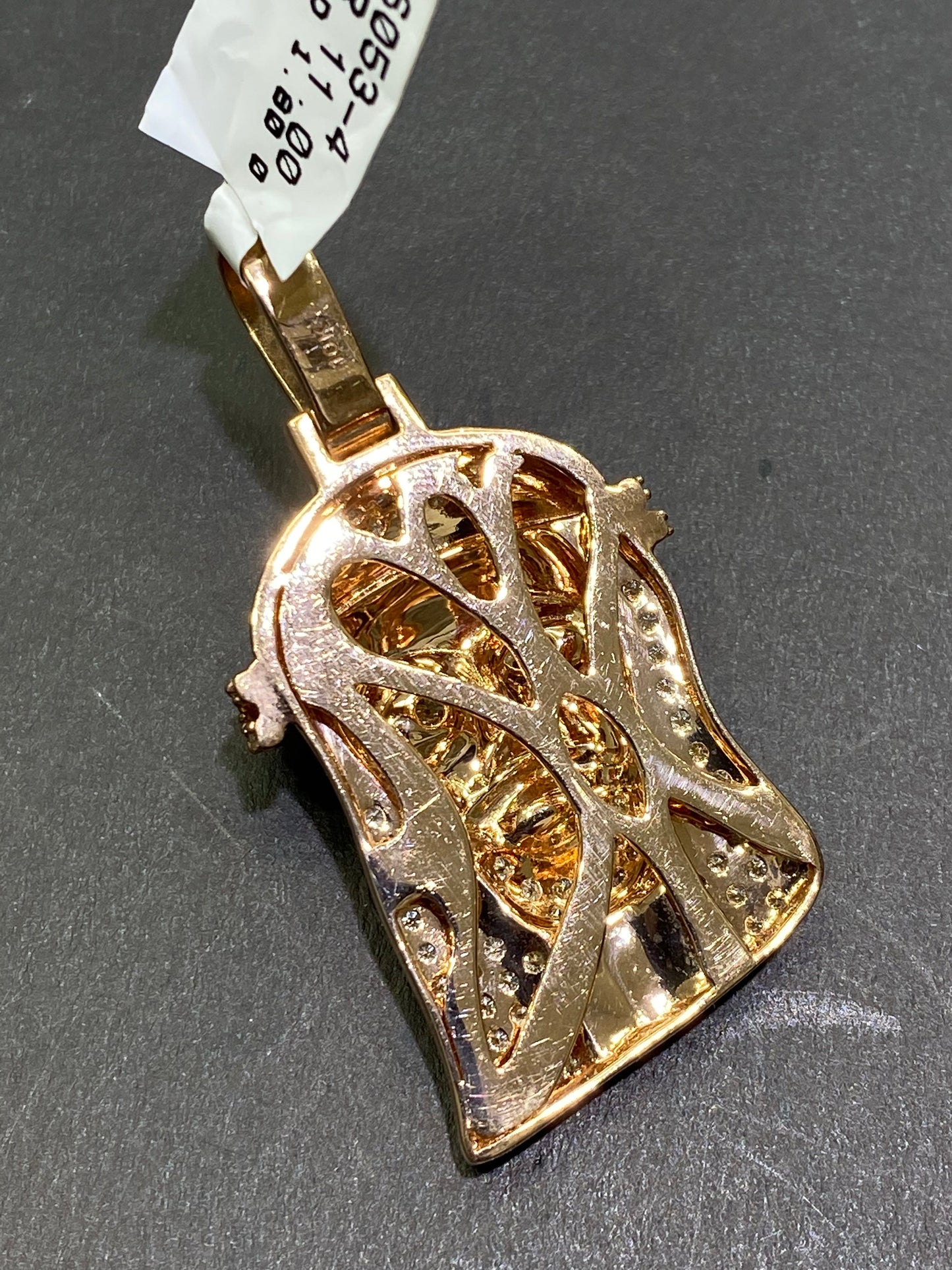New 14k Vs1  “Iced Jesus piece “ 3 cts.t.w Natural Diamond 💎 Pendant