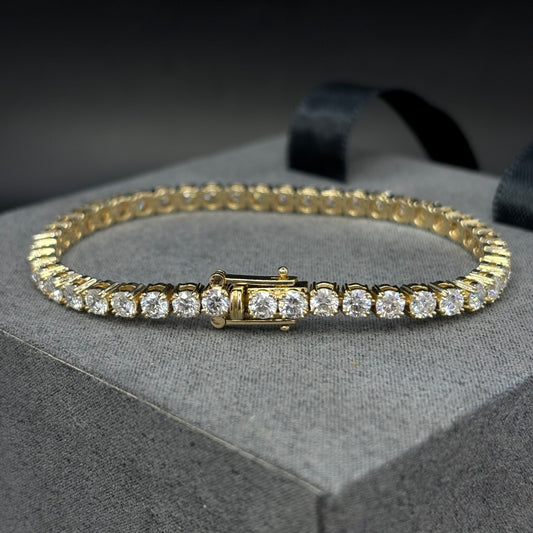 14k Bust Down VVS Bracelet CVD Diamonds