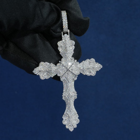 Moissanite S925 Cross Pendant