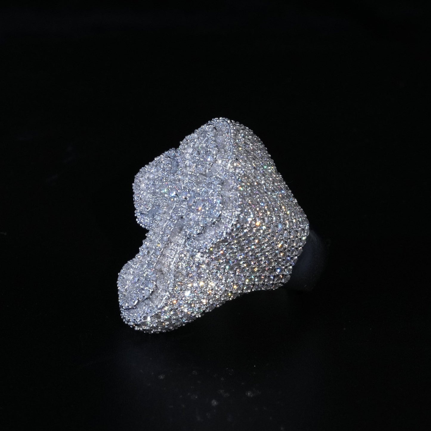 Moissanite Baguette Cross Rings