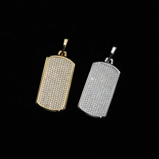 Iced Classic Tag Pendant