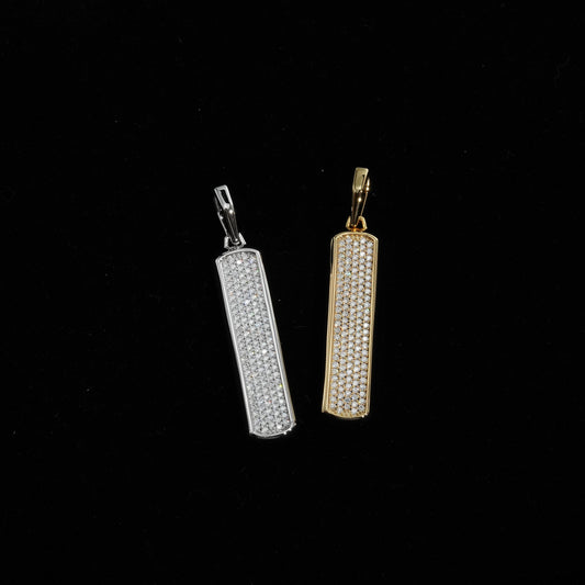 Iced Skyline Tag Pendant