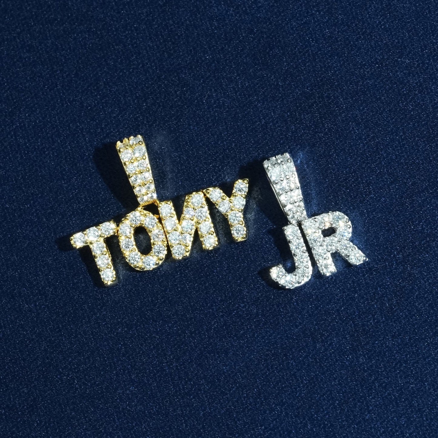 Custom Serif Font Letter Pendant