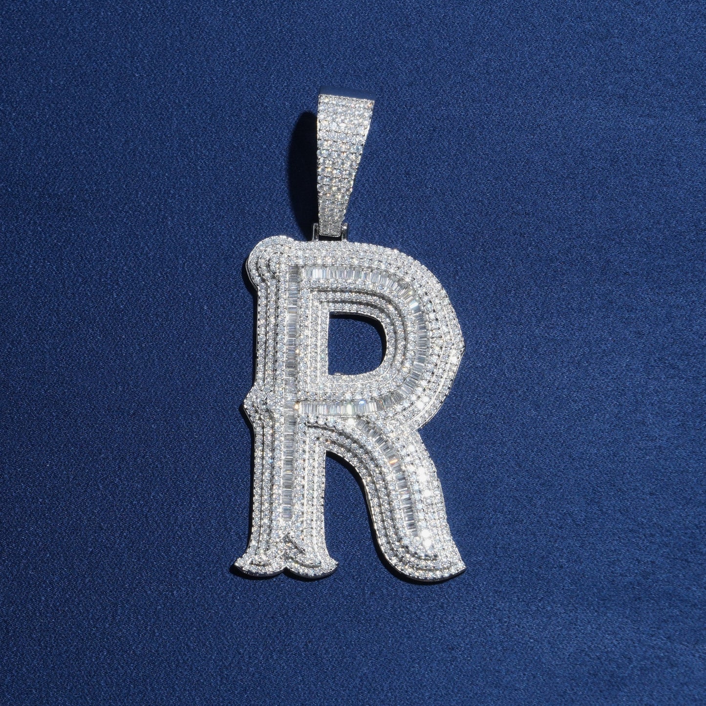 Western Moissanite S925 Initial Pendant