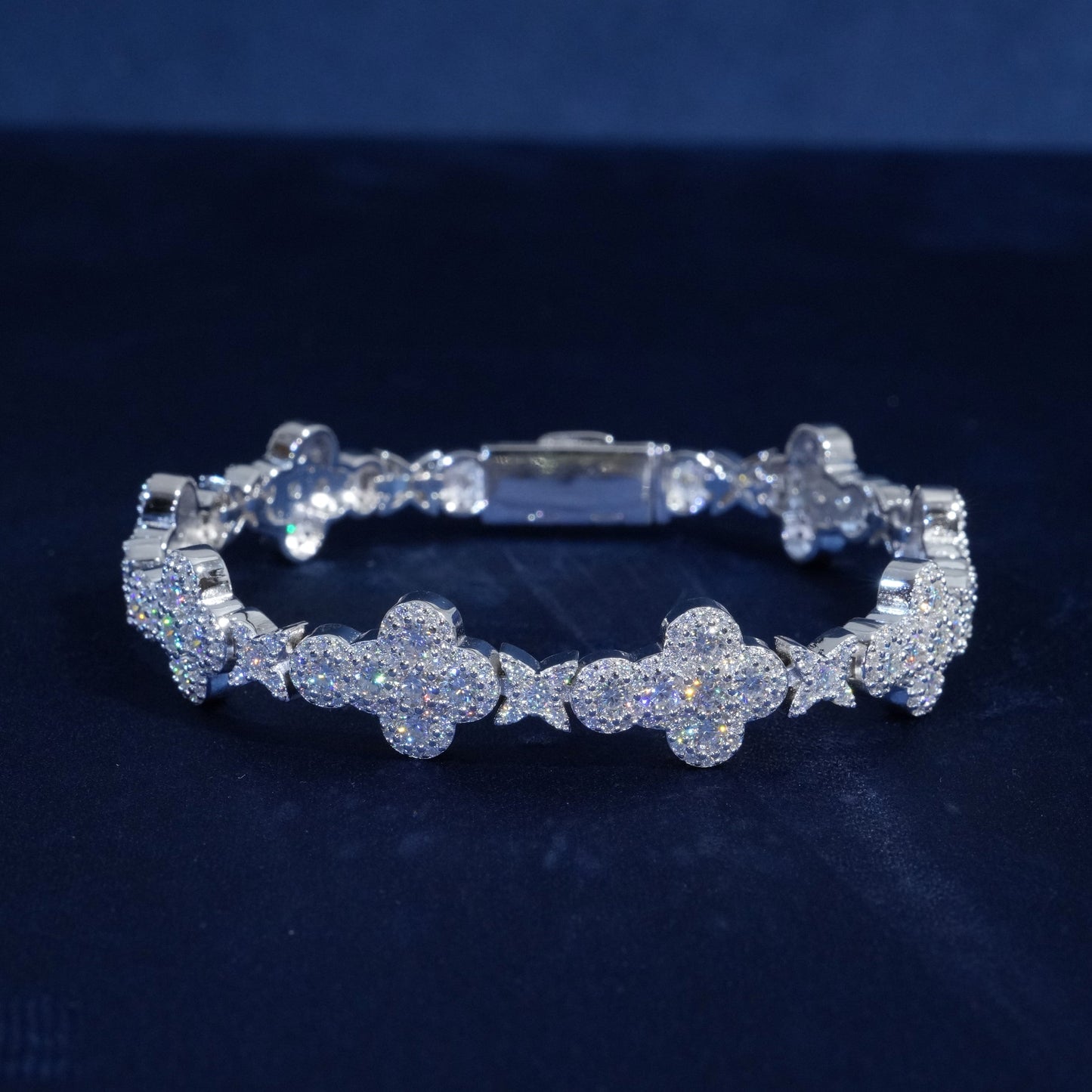 10mm Cross Tennis Bracelet