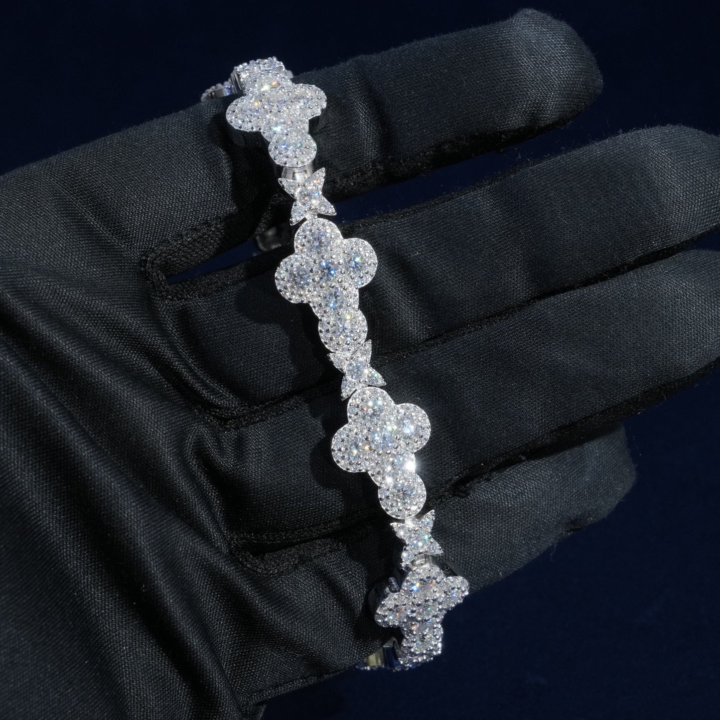 10mm Cross Tennis Bracelet