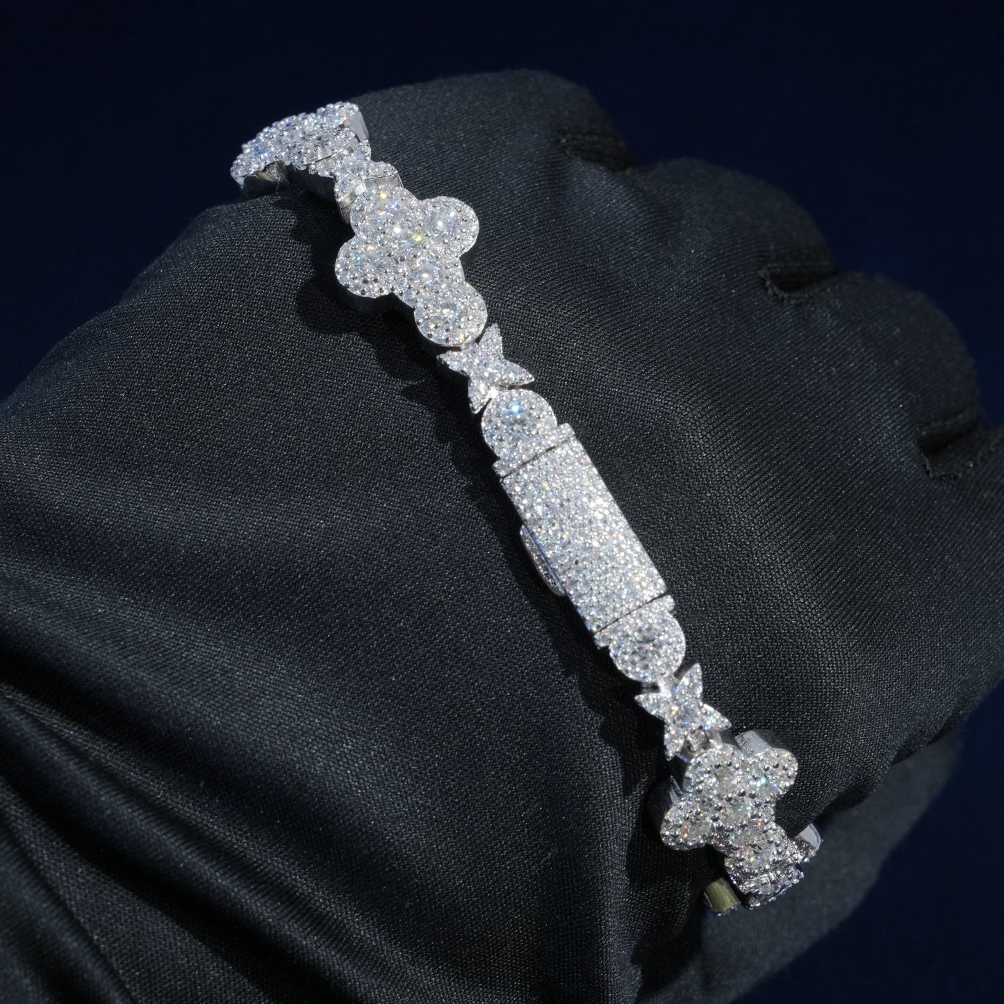 10mm Cross Tennis Bracelet