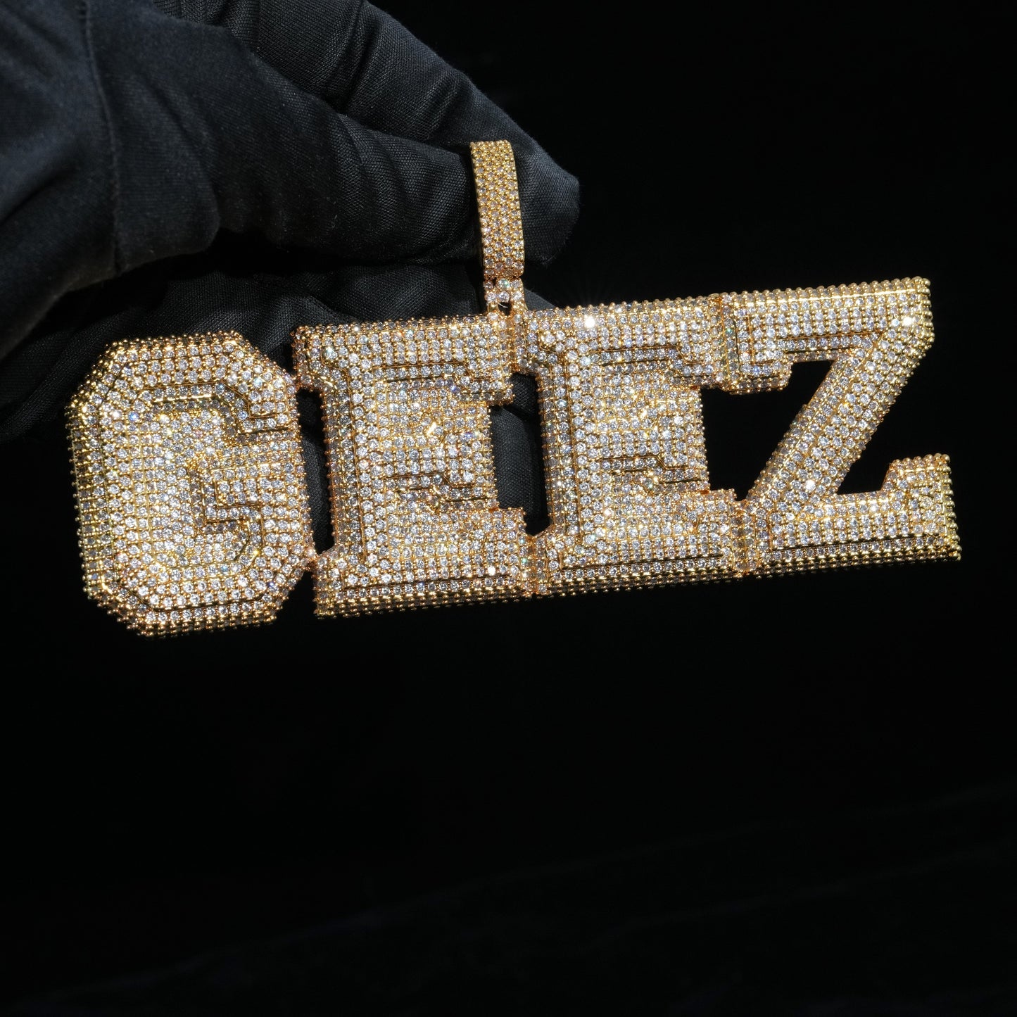 CUSTOM UNIVERSITY FONT LETTER PENDANT