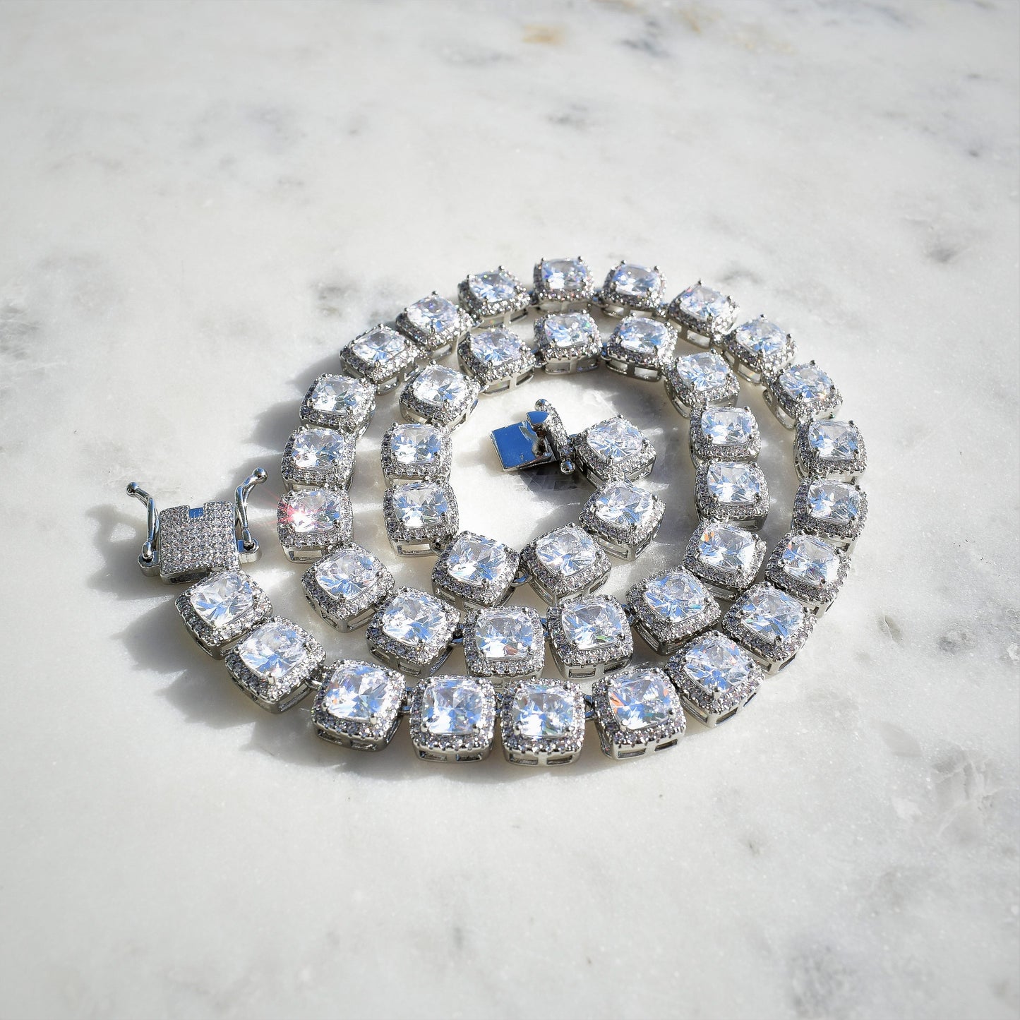 10mm Square Tennis Chain