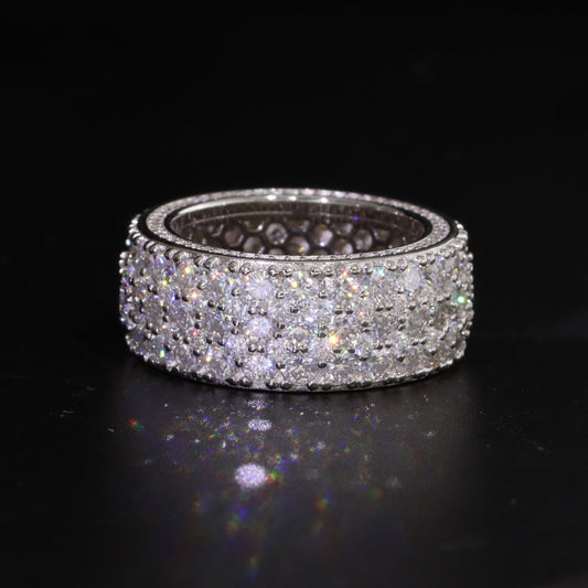 5 Layers Moissanite Ring Band