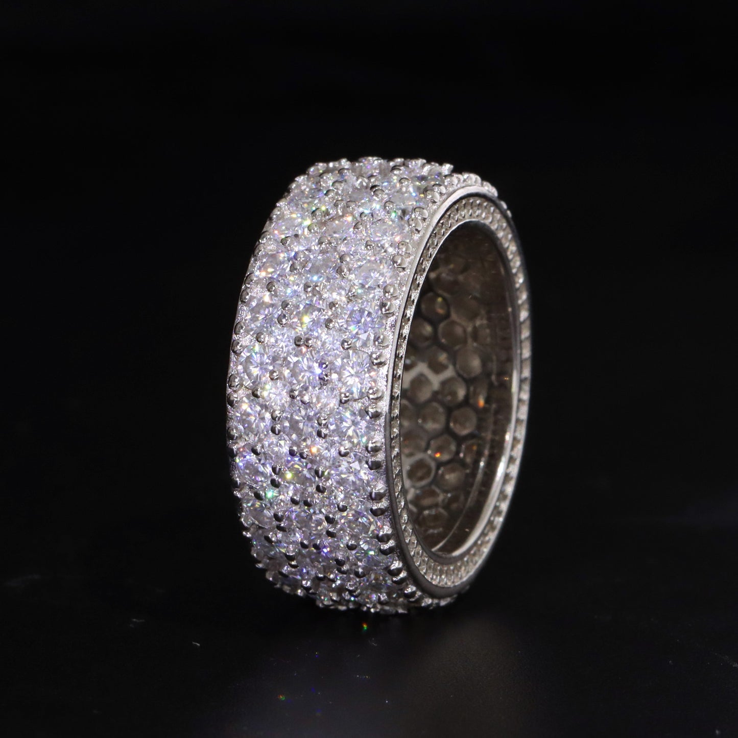 5 Layers Moissanite Ring Band