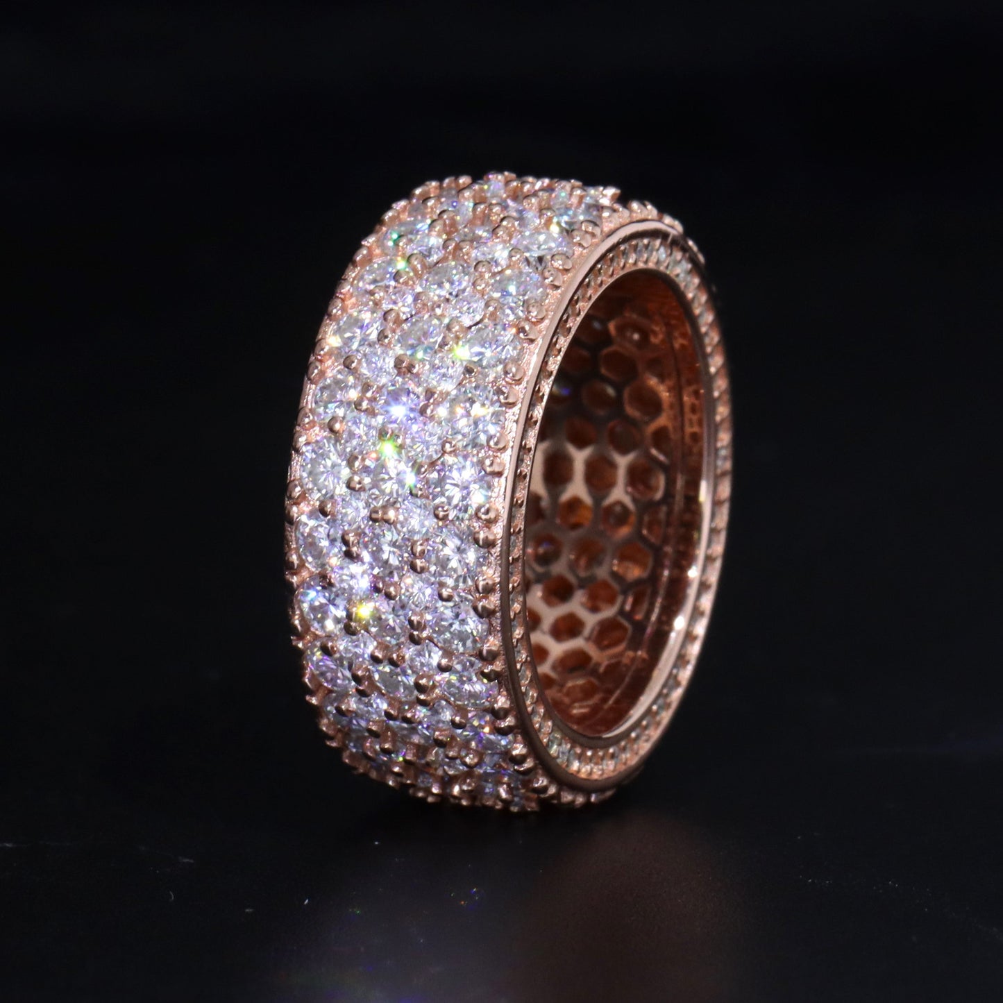 5 Layers Moissanite Ring Band