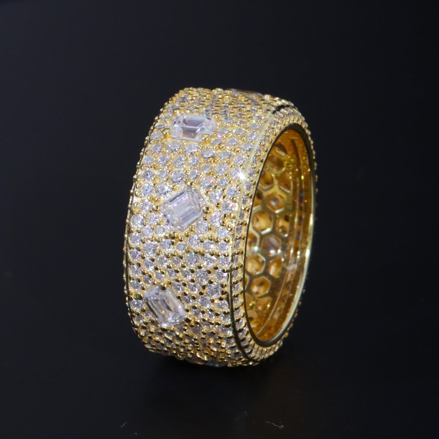 Luxe Diamond Moissanite Ring Band
