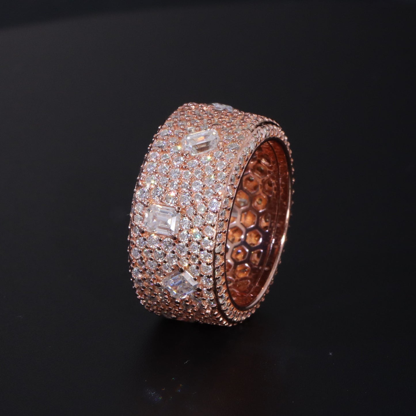 Luxe Diamond Moissanite Ring Band