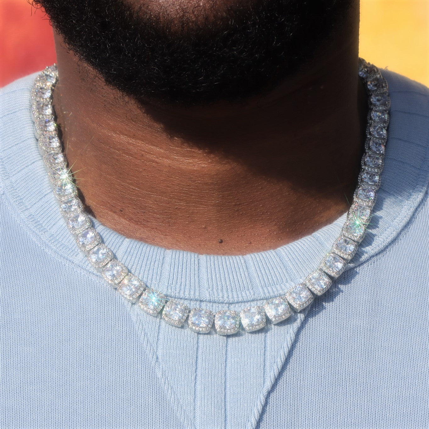 10mm Square Tennis Chain