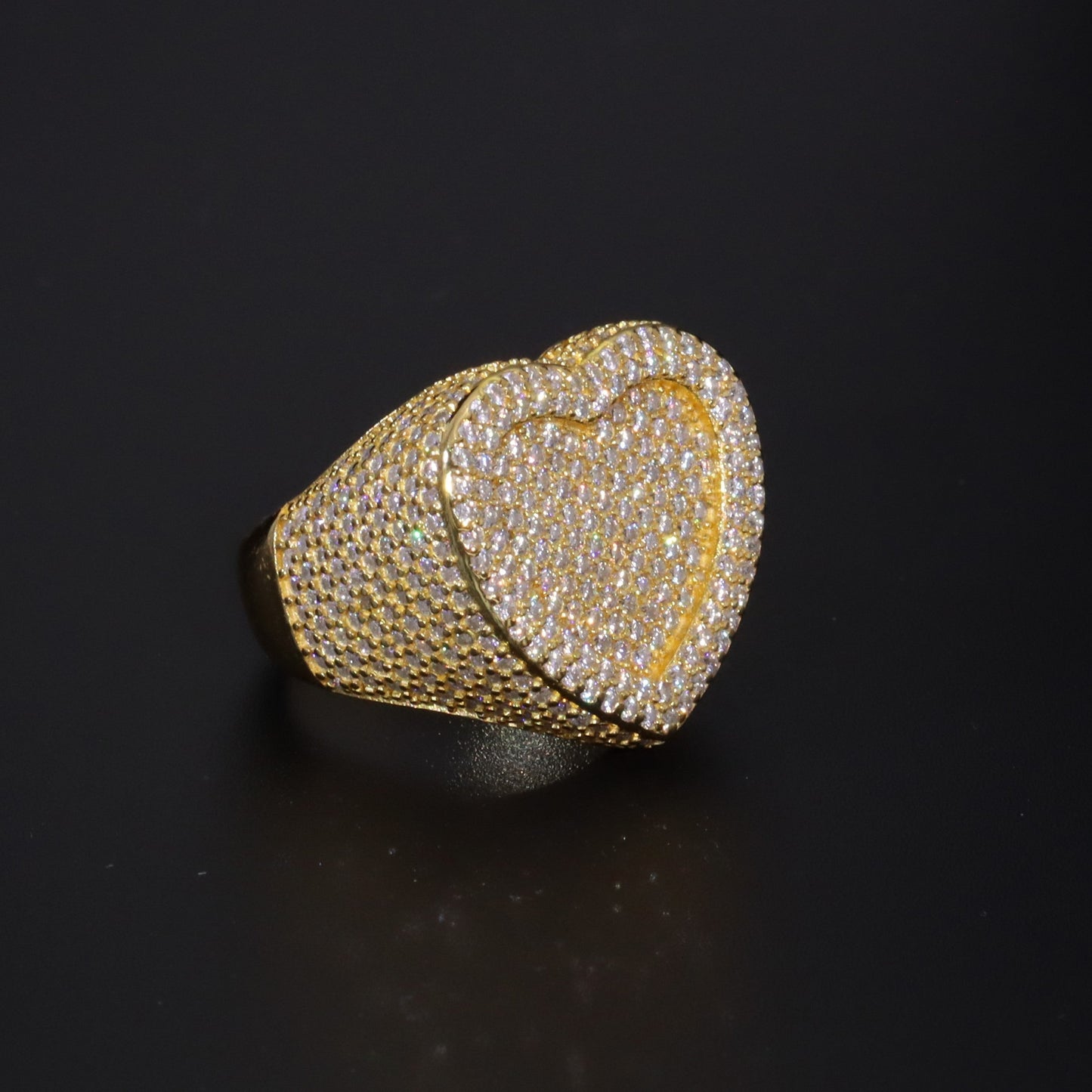 Moissanite Heart Shape Ring