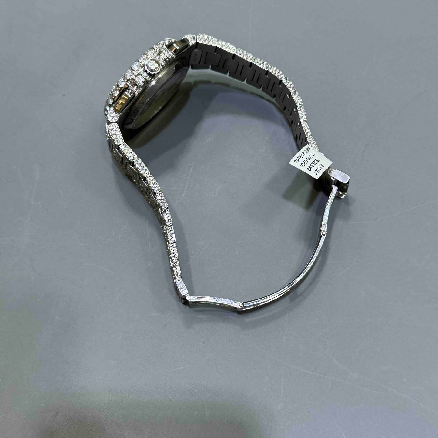 VVS Patek Philippe Nautilus 5980 Stainless Steel Bust Down Watch | 35+ cts