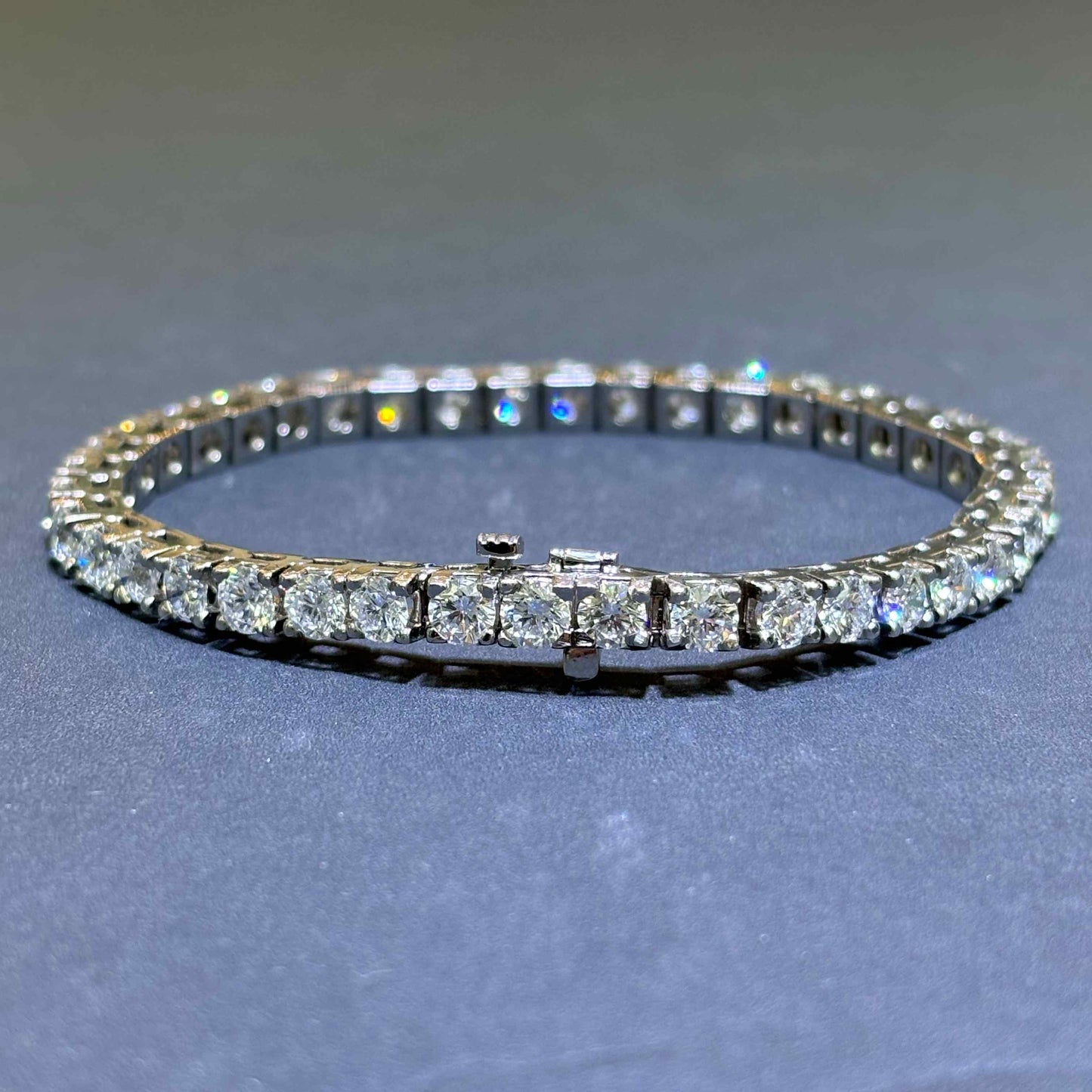 14k VVS-1 CVD Diamond Tennis Bracelet