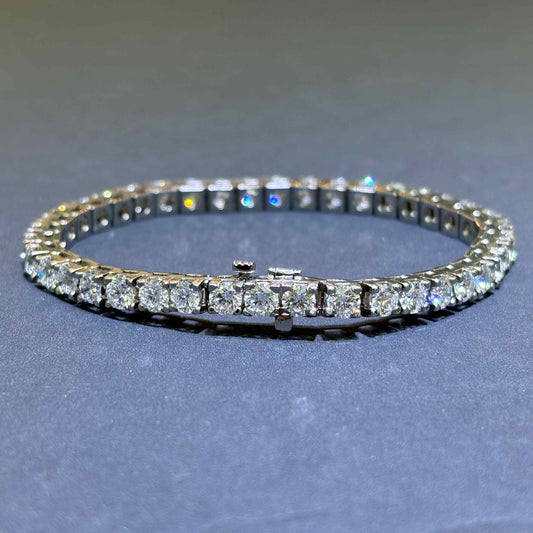 14k VVS-1 CVD Diamond Tennis Bracelet