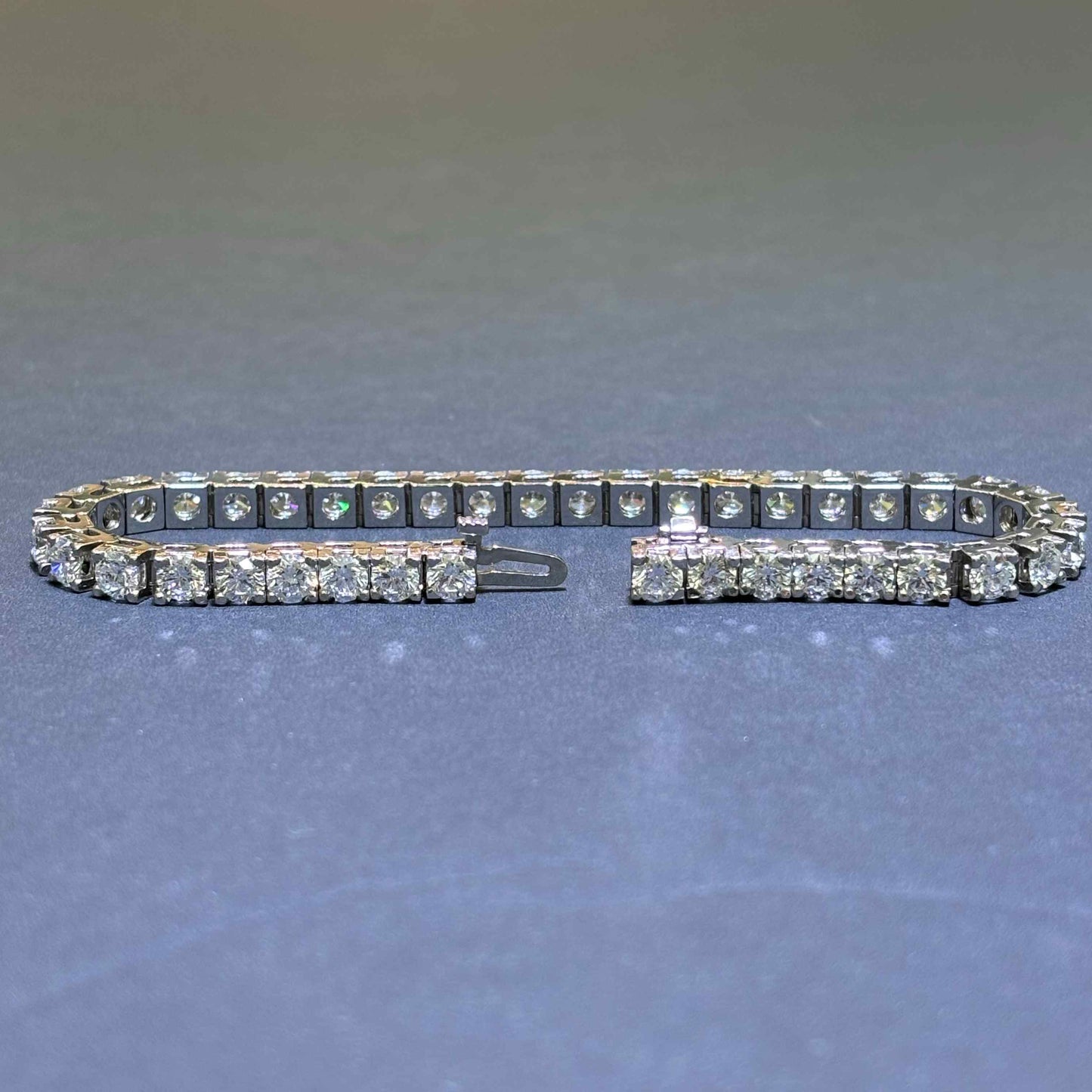 14k VVS-1 CVD Diamond Tennis Bracelet