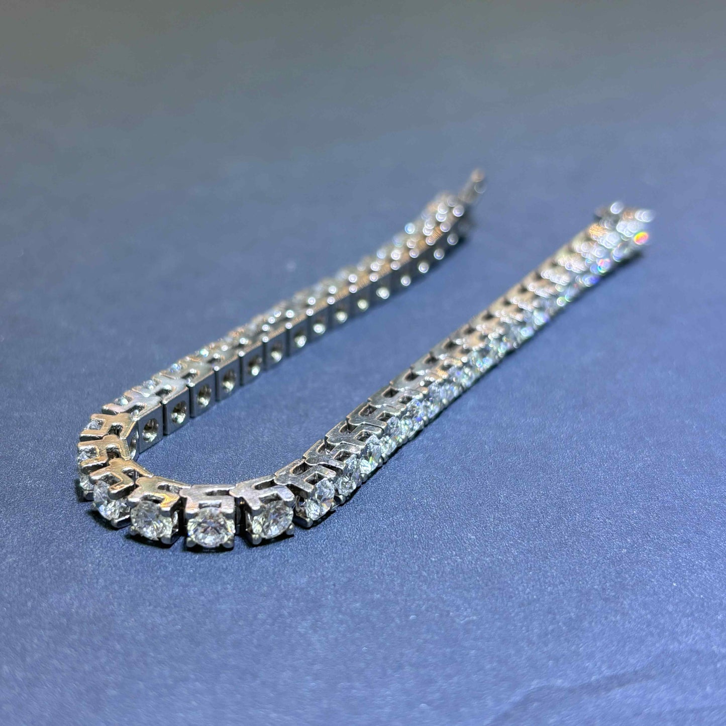14k VVS-1 CVD Diamond Tennis Bracelet