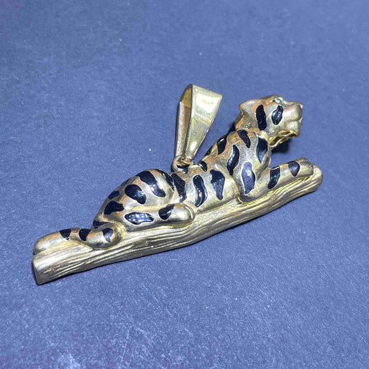 Jaguar Pendant Gold 10k