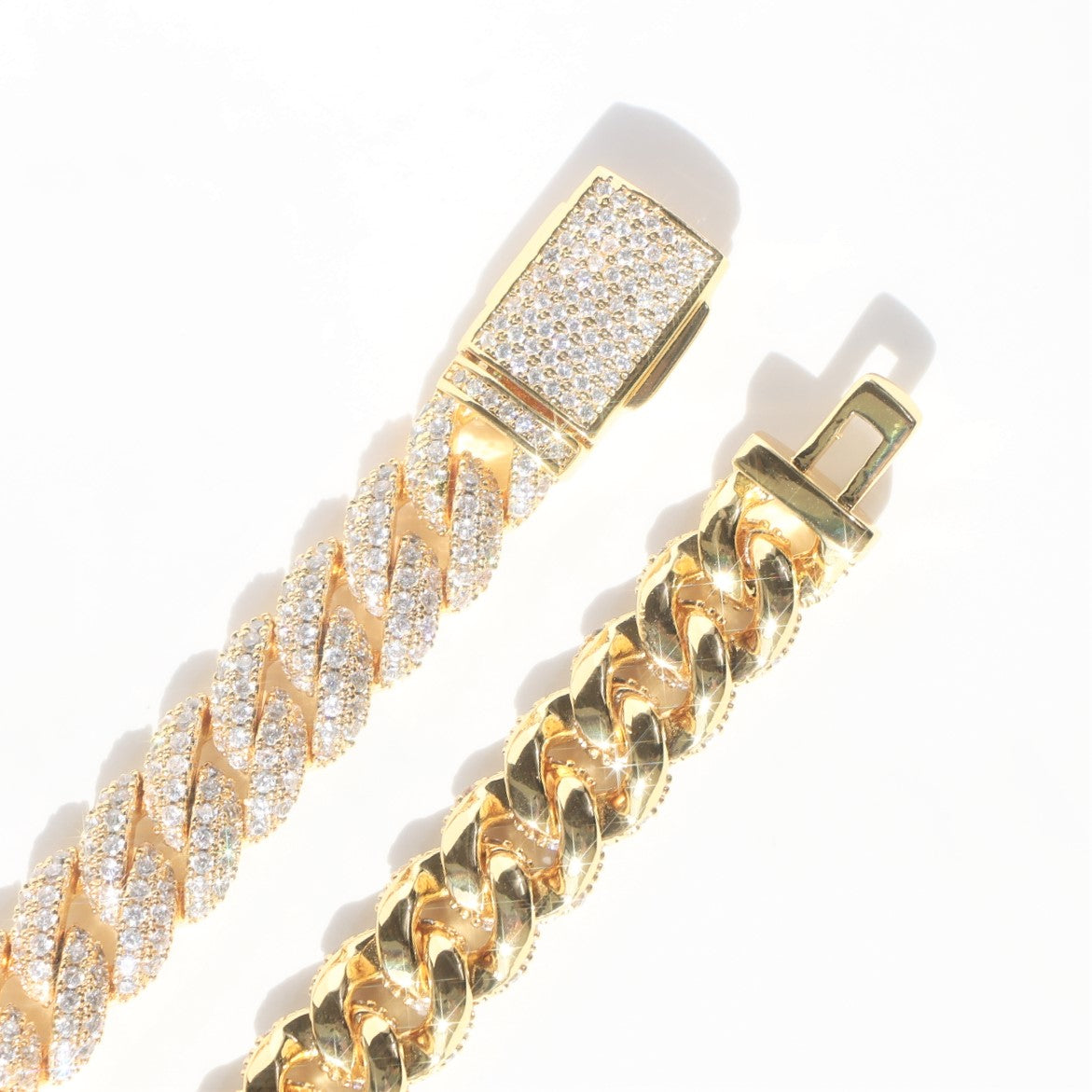 10mm Diamond Cuban Bracelet