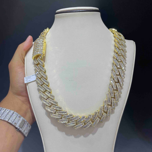 10K BUST DOWN KILO CUBAN LINK | 525 GRAM | BAGUETTE VS-1