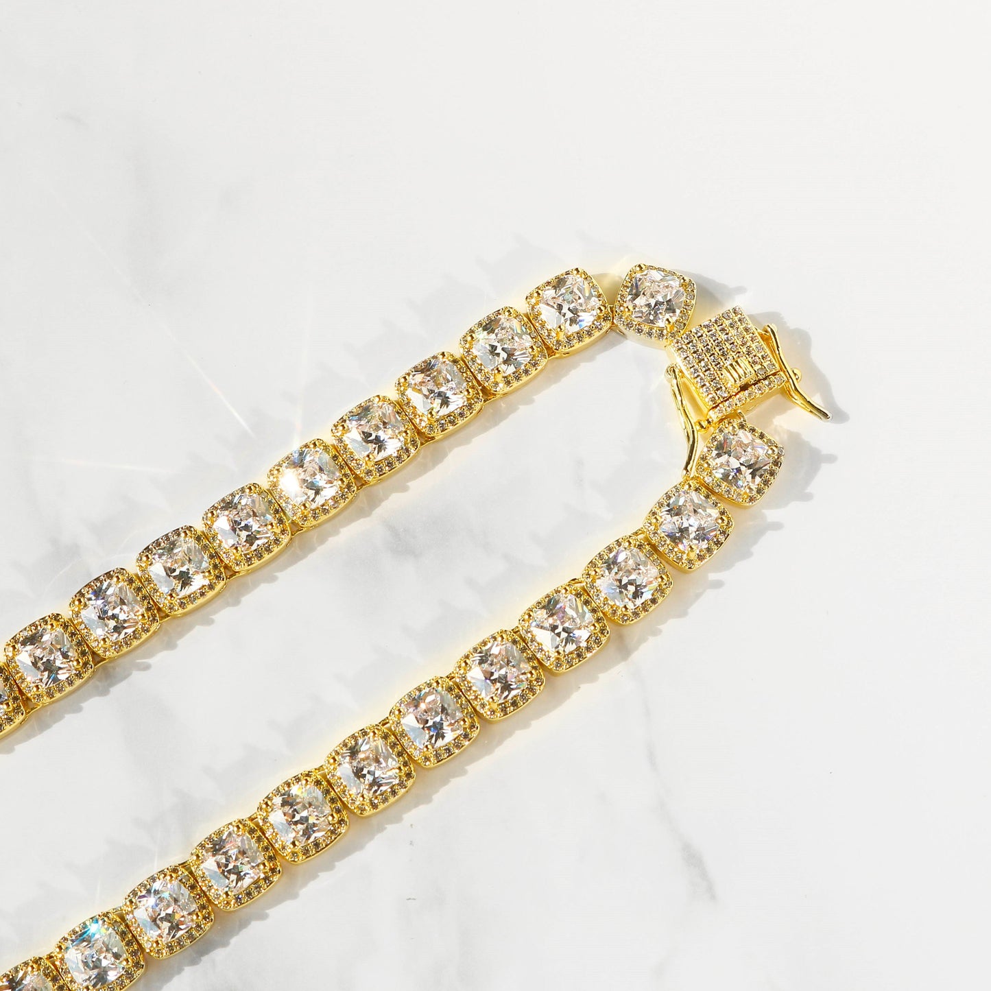 10mm Square Tennis Chain