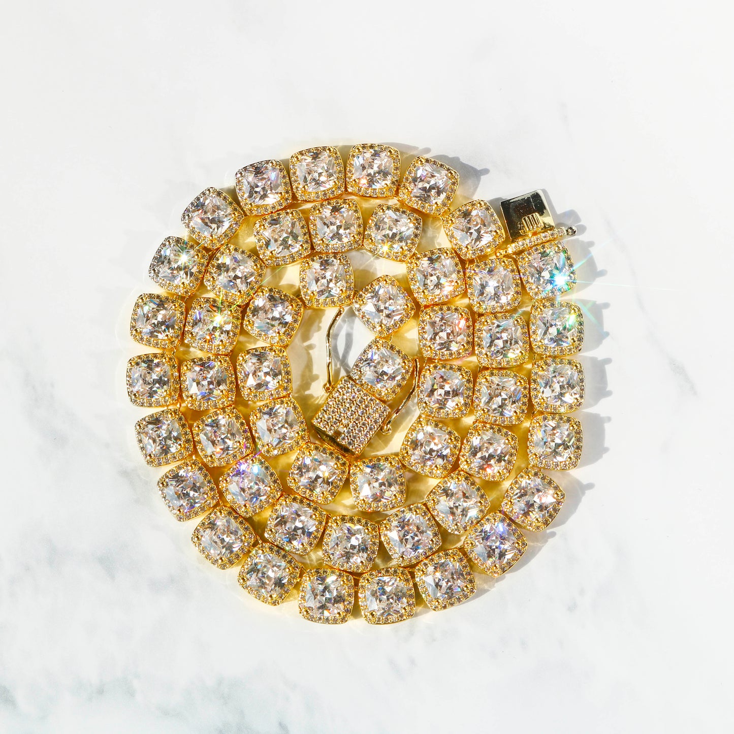 10mm Square Tennis Chain