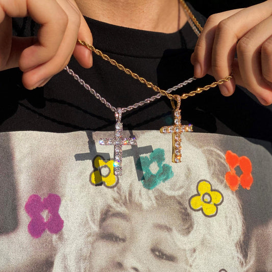 Tennis Cross Pendant